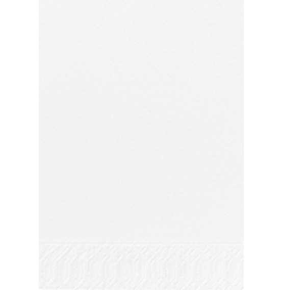 Duni Tissue Napkins 2ply 1/8 Bookfolded White